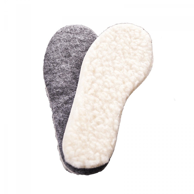 pbezler Sheep Wool Insoles, E11 - White - 46 EU