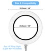 Cosmos 2 Pcs Ring Ligter Diffuser Soft Cover White Light