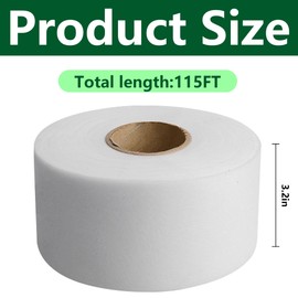 Adnee 115 Ft Sun Protection Tree Wrap-Breathable Tree Trunk Sun Protectors-Non-Woven Tree Trunk Bandage Cover for Protect Trees from Sunburn