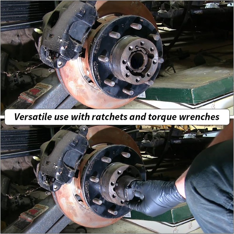 GOLKNHA 12 Pin Rear Axle Spindle Hub Bearing Retaining Nut