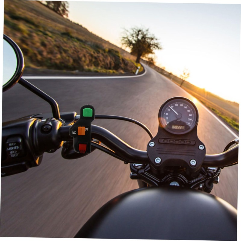 FUNOMOCYA Motorcycle Control Switch for Headlight Horn and Turn Signal