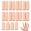 20 Pack Gel Finger Cots, Finger Protector Support New Material