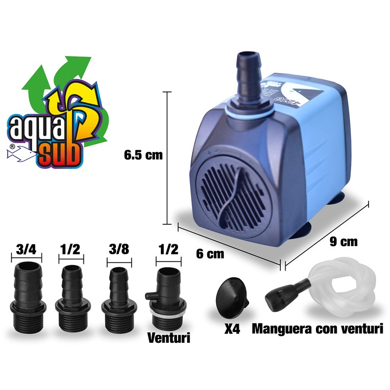 AQUASUB 4209 Bomba Agua 600 L/H 1.2M
