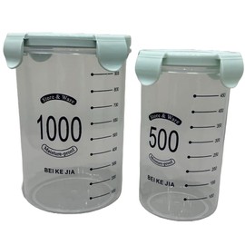 AL-FAHMI Round Food Containers with Lids Set of 3 BPA-Free Airtight Food Containers, Freezer & Dishwasher Safe (Green)