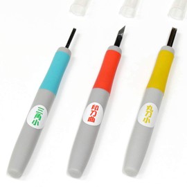 Road Cutlery Rubber Han Chisel Set, Set of 3, S Set with Cap