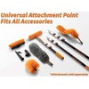 4-12 ft Window Washer Squeegee Kit with Extension Pole (20+
