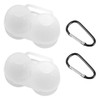 NIDHFG 2 Pieces Egg Storage Box And 2 Pieces Metal