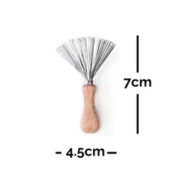 ZEUS Brush Cleaning Rake - Best Hair Removal Tool for Everyday Beard Brush Cleaning & Maintenance – MADE IN GERMANY