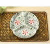 Nishida No. 7.5 3 Divided Plate (Red Cosmos), Home Restaurant,