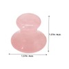 Baluue Facial Massage Tool Rose Quartz Gua Sha for Wrinkle