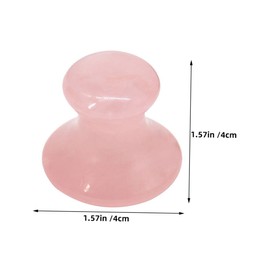 Baluue Facial Massage Tool Rose Quartz Gua Sha for Wrinkle Removal Portable Spa Tool for Skin Brightening