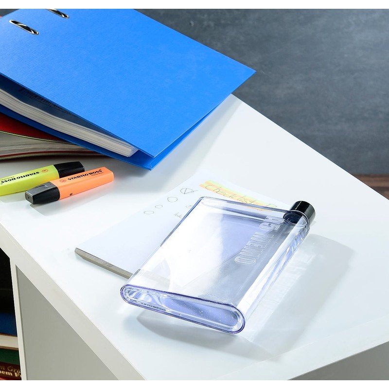 Rosenstein & Söhne Flat Water Bottle: Ultra Slim A5 Notebook