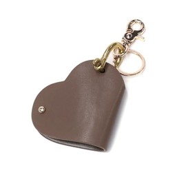 HASHIBAMI Ha-2307-220 Heart-Shaped Smart Key Ring, Taupe