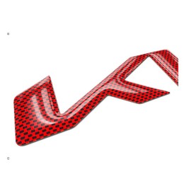 BDTrims Domed 3D Raised Letters Compatible with Sorento 2022-2024 Models - Front & Rear Sets (Red Carbon)