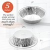 Spare Essentials (120 Pack) 5" Aluminum Pie Pans 5 Inch,