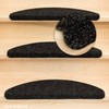 Kettelservice-Metzker Ramon Half Round Stair Mats Anthracite Pack of 1