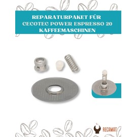 RECAMAT. Replacement Kit for Cecotec Power Espresso 20 Durable Heat Resistant Replacement