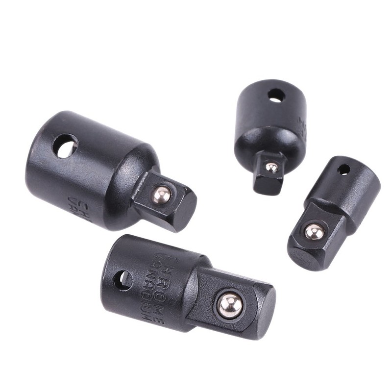 4 Piece Socket Screwdriver Converter Set 1/2 Inch, 3/8 Inch,