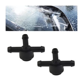 JNNJ 2 Pieces Windscreen Washer Hose Connector, Car Windshield Washer Check Valve, Car Windscreen Check Valve Replacement for 31391513, Windshield Washer T Connector Car Accessorie for Motorcycle