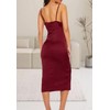 YouSexy Women's Sexy Sleeveless Spaghetti Strap Satin Dress Elegant Slip