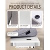 DINZI LVJ Shoe Storage Bench with Cushion, 15-Cubby Shoe Rack,