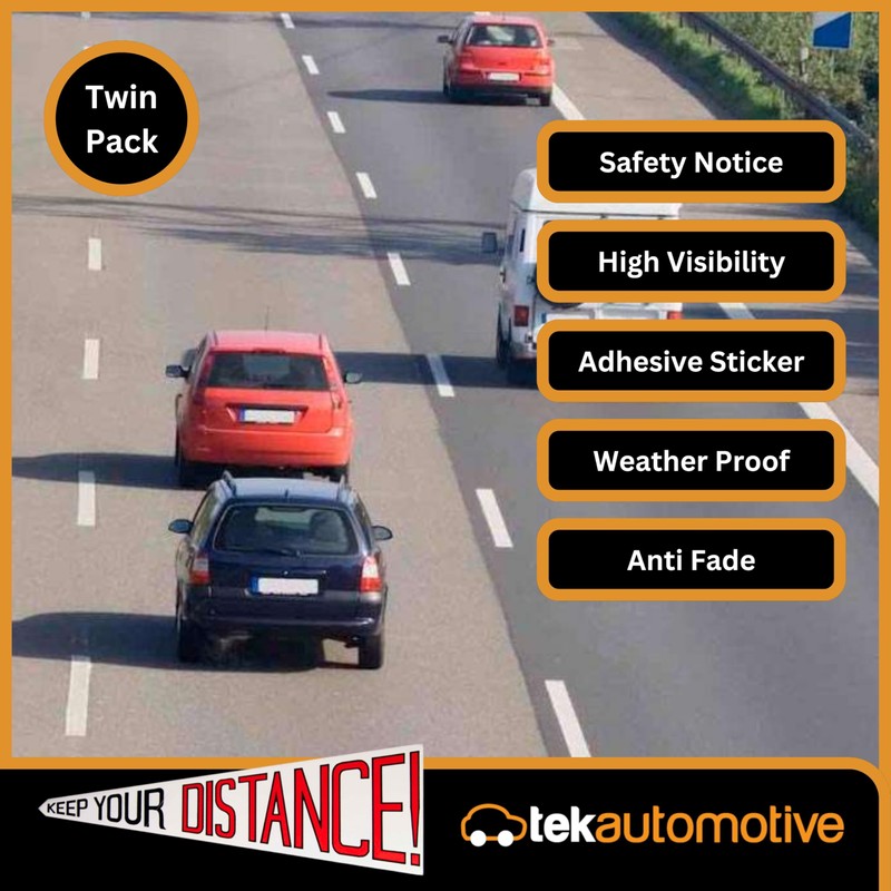 Tek Automotive Keep Your Distance Sticker – Twin Pack 21.7