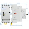 Baomain 220V AC 4-Pole Contactor, 20A 4NC Normally Closed, DIN