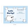 Artstore Sheep Birthday Party Invitations With White Envelopes - Pack