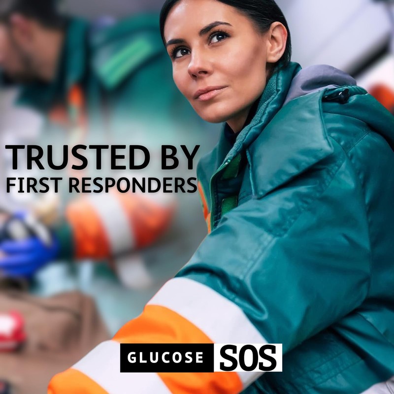Glucose SOS Glucose Powder Packets with Natural Dextrose, Fast-Absorption That