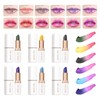 6 Color Lipstick Color Changing Lipstick Lip Stain Long Lasting