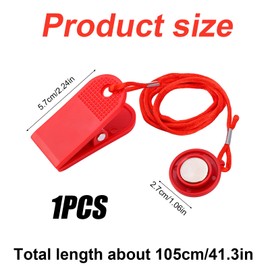 Magnetic Safety Switch, Universal Treadmill Machine Magnet Safety Key Round Magnet Treadmill Emergency Stop Safety Key Replacement Treadmill Magnets for Most Treadmills