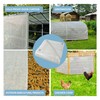 TARPAL 20'x20' Clear White Tarp Heavy Duty Waterproof 12mil with