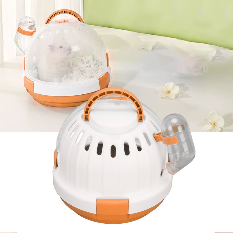 UFO Hamster Cage Funny Cute Travel Portable Small Pet Out