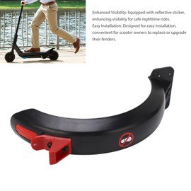 Jauarta Scooter Rear Mud Guard with Hook Reflective Strip Plastic Scooter Accessory for GOTRAX GXL V2 Rainy Day