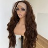 MISSWEN Dark brown Layered Synthetic Hair T Lace Frontal Wig