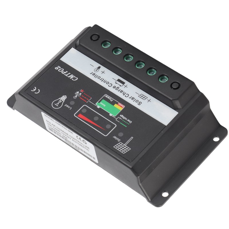 Portable Safety 30A 12/24V Solar Panel Battery Regulator Charge Charging