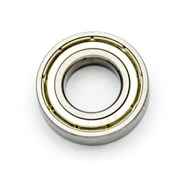 Miki&Co. Ball Bearing 6901Z, 10 Pcs, 12mm x 24mm x 6mm, Deep Groove, Radial, Sealed, Metal, Silver Tone