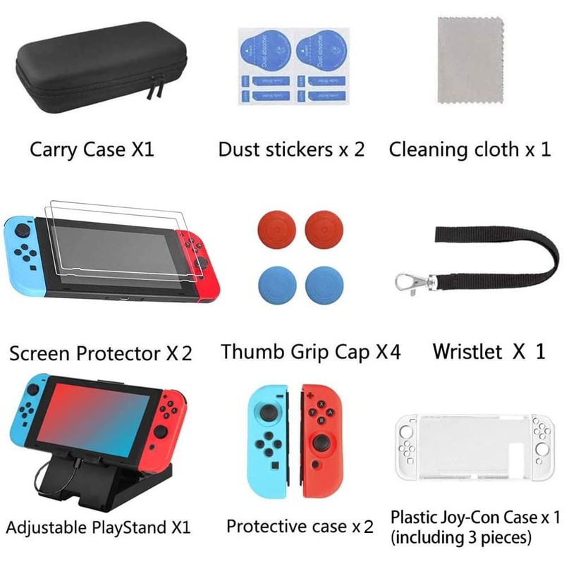 Supersun Pack of 16 Switch Case for Switch Bag with
