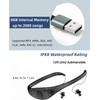 Tayogo Waterproof MP3 Player for Swimming, 8GB, IPX8, Magnetic Charging,