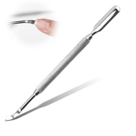 Cuticle Pusher, Sweet Skin Pusher, Nail Pusher, Stainless Steel, Cuticle Metal Pusher, Cuticle Removal Tool, Double-Sided Cuticle Treatment, Cuticle Care, Nail Scar Remover, Stainless Steel, Non-slip, Waterproof, Durable, Rust, For Gel Nails, Length 5.4 