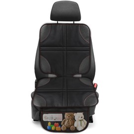 Isofix Child Seat Pad Suitable Seat Protector Car Child Seat 1 Piece with Non-Slip Function Car Seat Protector Car Seat Protector for Baby Seat, Child Seat & Pets (Black)