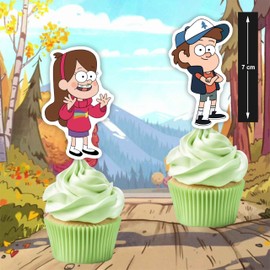 Gravity Faall Cupcake Topper - Geburtstagsdekorationen