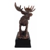 The Emperor Wild Elk Bull Moose Statue Bronze Electroplated Figurine