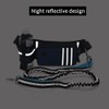 Dog Hands Free Leash with Zipper Pouch Water Bottle Holder