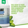 Nisus Bac-Azap Odor Eliminator, Ready-to-Use Bio-Sanitization Liquid, Neutralizes Organic Waste