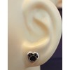 Love Heart Paw Earrings - Sterling Silver