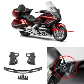 Panical Front Tie Down Brackets Lashing Bracket Mount Kit Tow Hitch Frame Tied Car Buckle for Honda Goldwing GL1800 F6B 2018-2024 Motorcycle Black