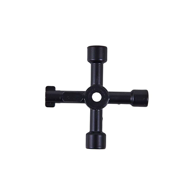 Mr. Gadget's Solutions® 4 Way Plumbing Key Multi-Functional Utilities Key,