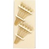 Clover 55-102 Bamboo Waiting Needles for Crossbones, Pack of 10,