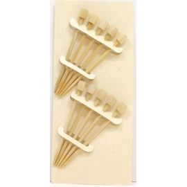 Clover 55-102 Bamboo Waiting Needles for Crossbones, Pack of 10, Approx. 2.8 inches (72 mm)
